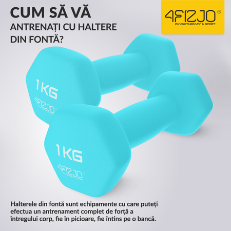 Haltere clasice 2 x 1 kg