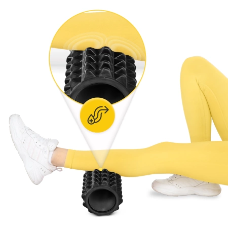 Role de masaj cu crampoane CROSSFIT EVA 33CM