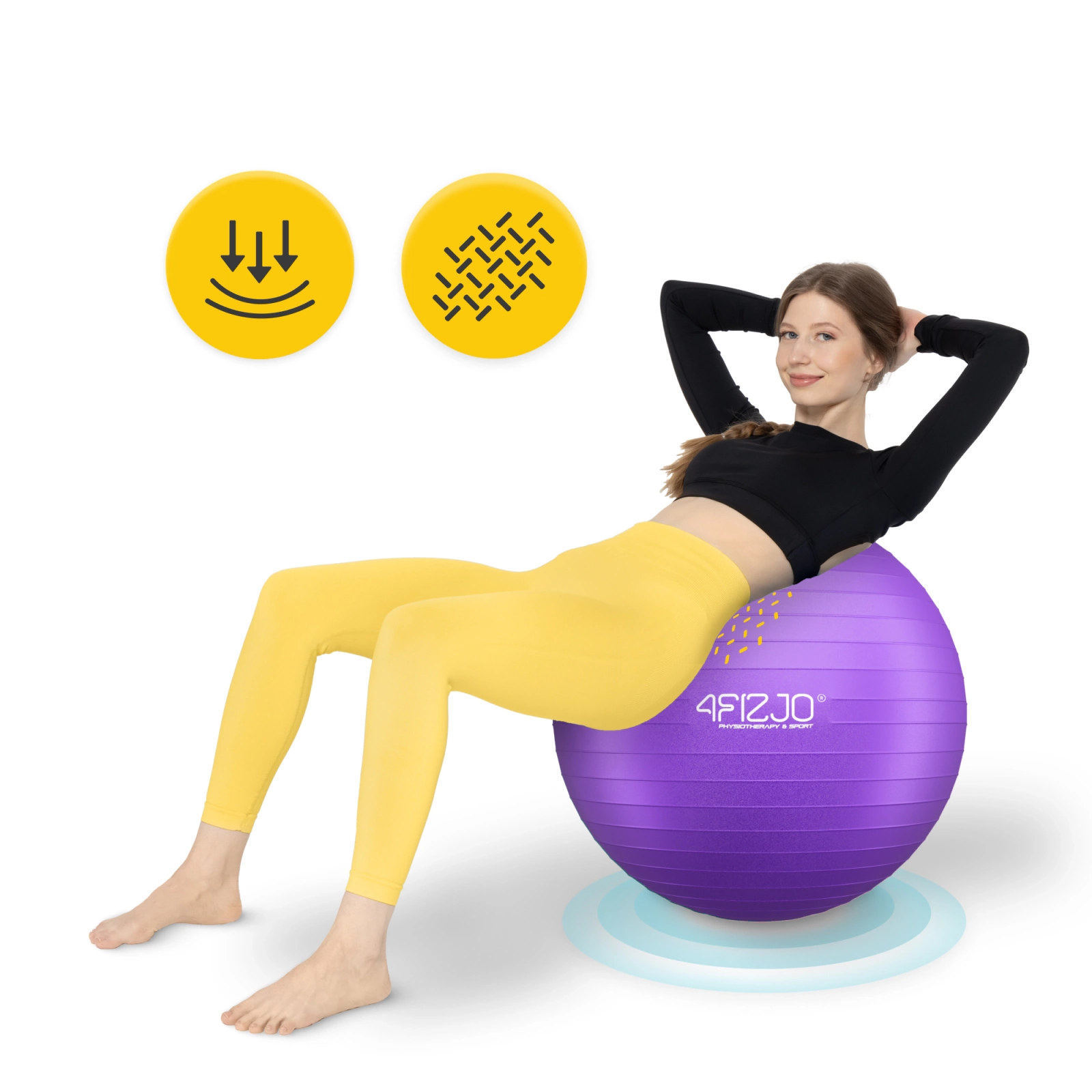 Minge de gimnastică gonflabilă 75 cm