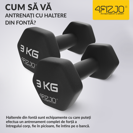 Haltere clasice 2 x 3 kg