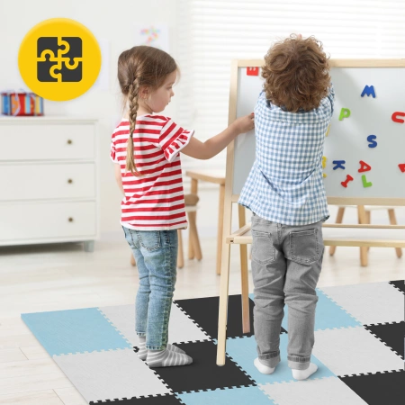 Set de 9 covorașe puzzle - „Cer albastru”