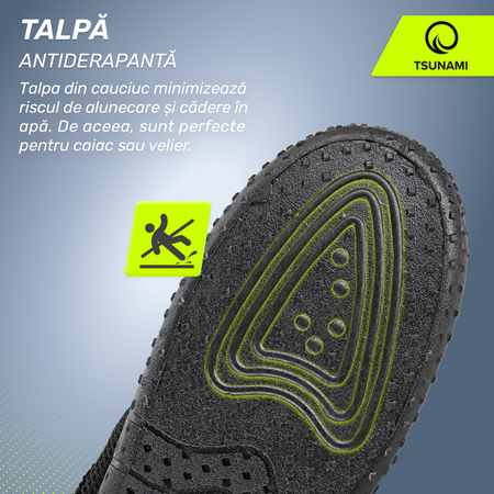 Pantofi de apă TSUNAMI Slip-on mărimea 36