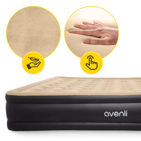 Saltea gonflabilă Avenli pentru două persoane 203 x 157 x 47 cm