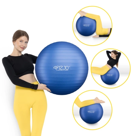 Minge gonflabilă de gimnastică pentru fitness 65 cm