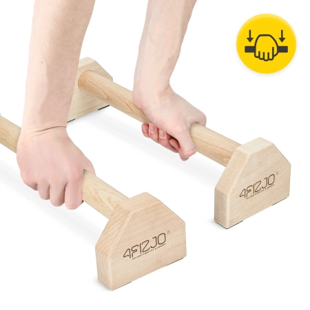 Mânere din lemn pentru flotări paralele