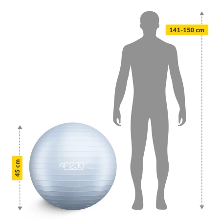 Minge gonflabilă de gimnastică pentru fitness 55 cm