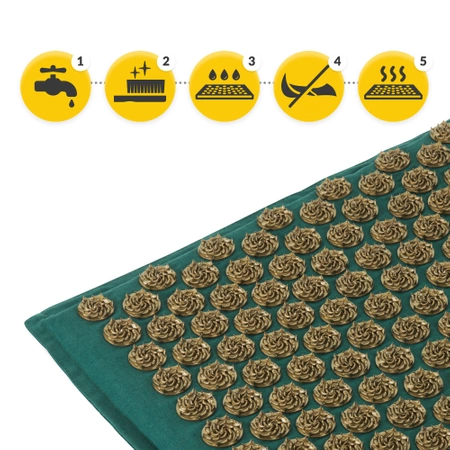 Saltea de acupresură ECO cu pernă și centură XL