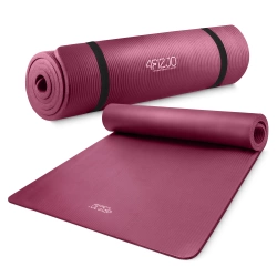 Saltea pentru fitness și yoga NBR 190 × 100 × 1,5 cm, bordó