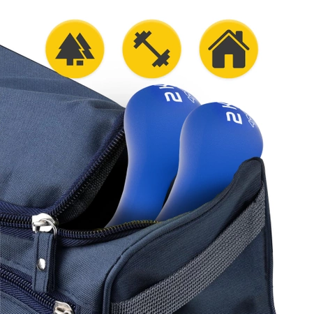 Gantere cu 8-shape 2 x 2 kg