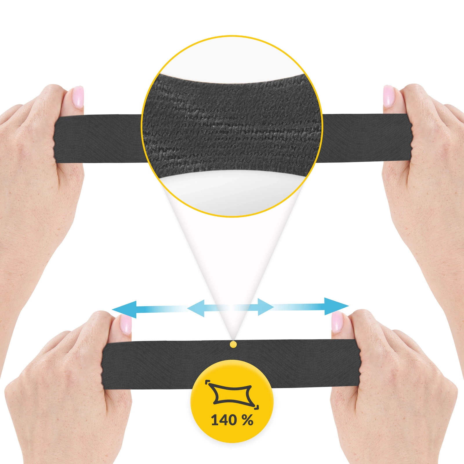Bandă Kinesiotaping 7,5 cm x 5 m
