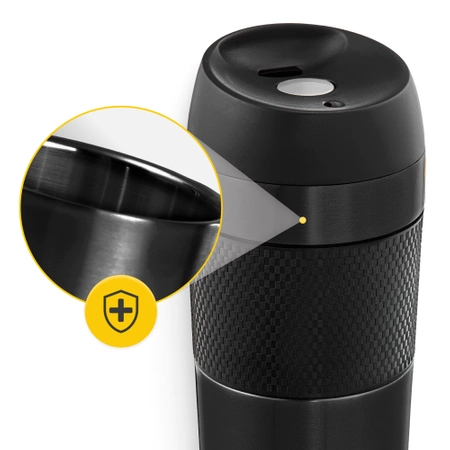 Cana termică Mountain Goat TRAVEL 450 ml negru