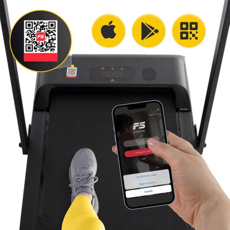 Bandă electrică de alergat pentru casă TM LIGHT sub birou