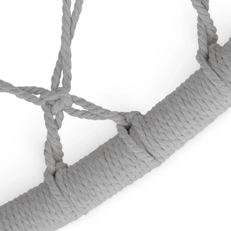 Leagăn de grădină BOHO cu pernă Gri