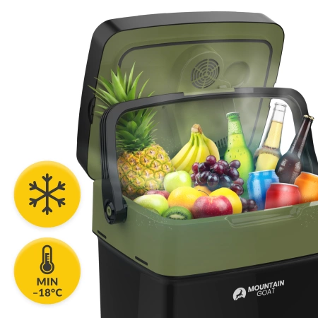 Frigider electric portabil Mountain Goat 29 litri verde