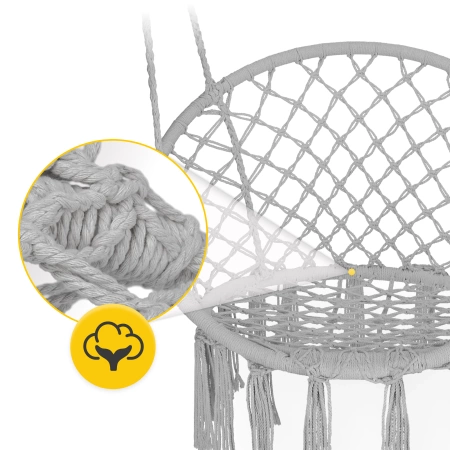 Leagăn de grădină BOHO Gri