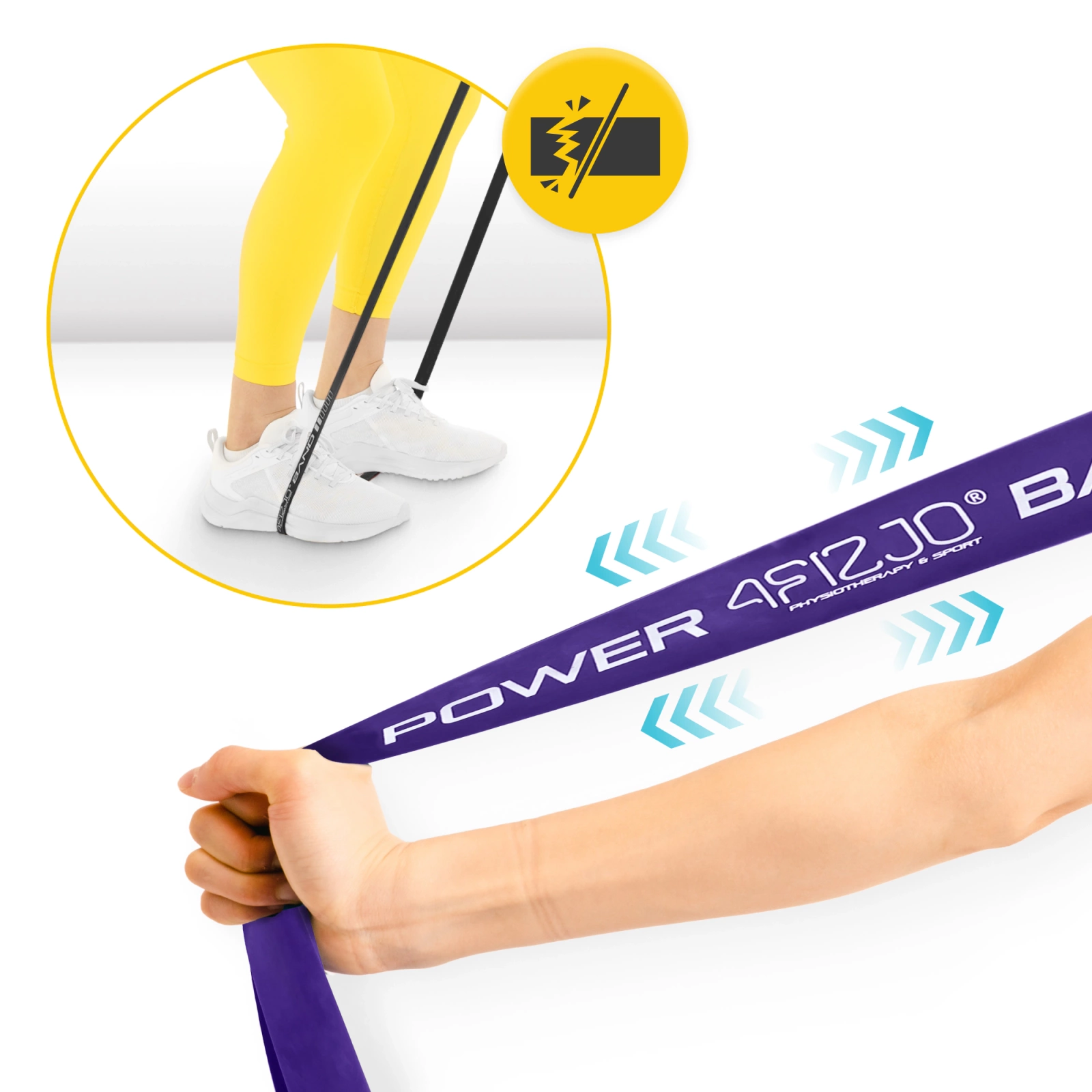 Set de 5 Elastice de Rezistență POWER BAND