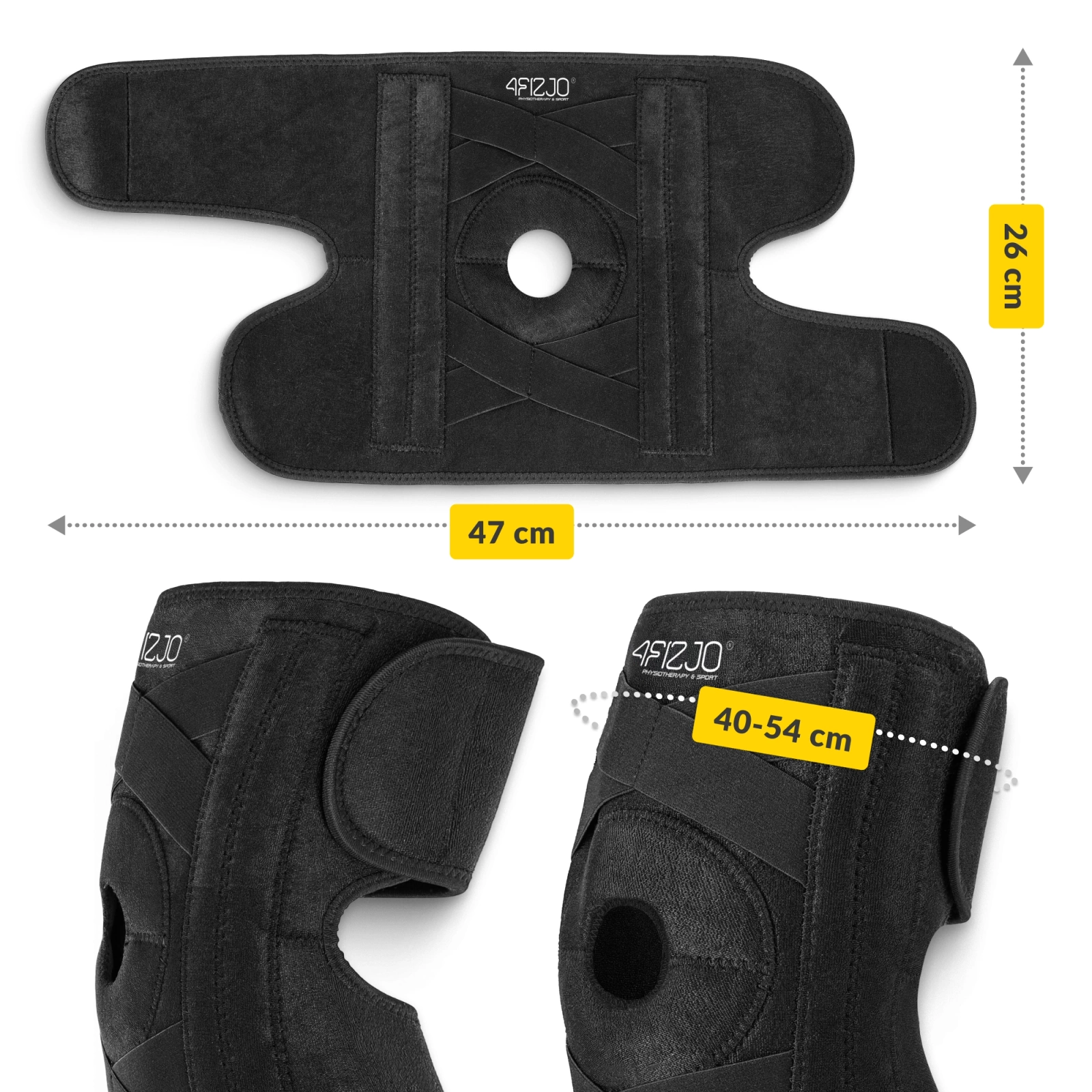 Apărătoare de genunchi cu stabilizare a rotulei