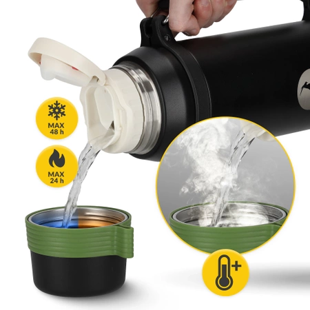 Termos turistic pentru cafea și ceai 2 litri