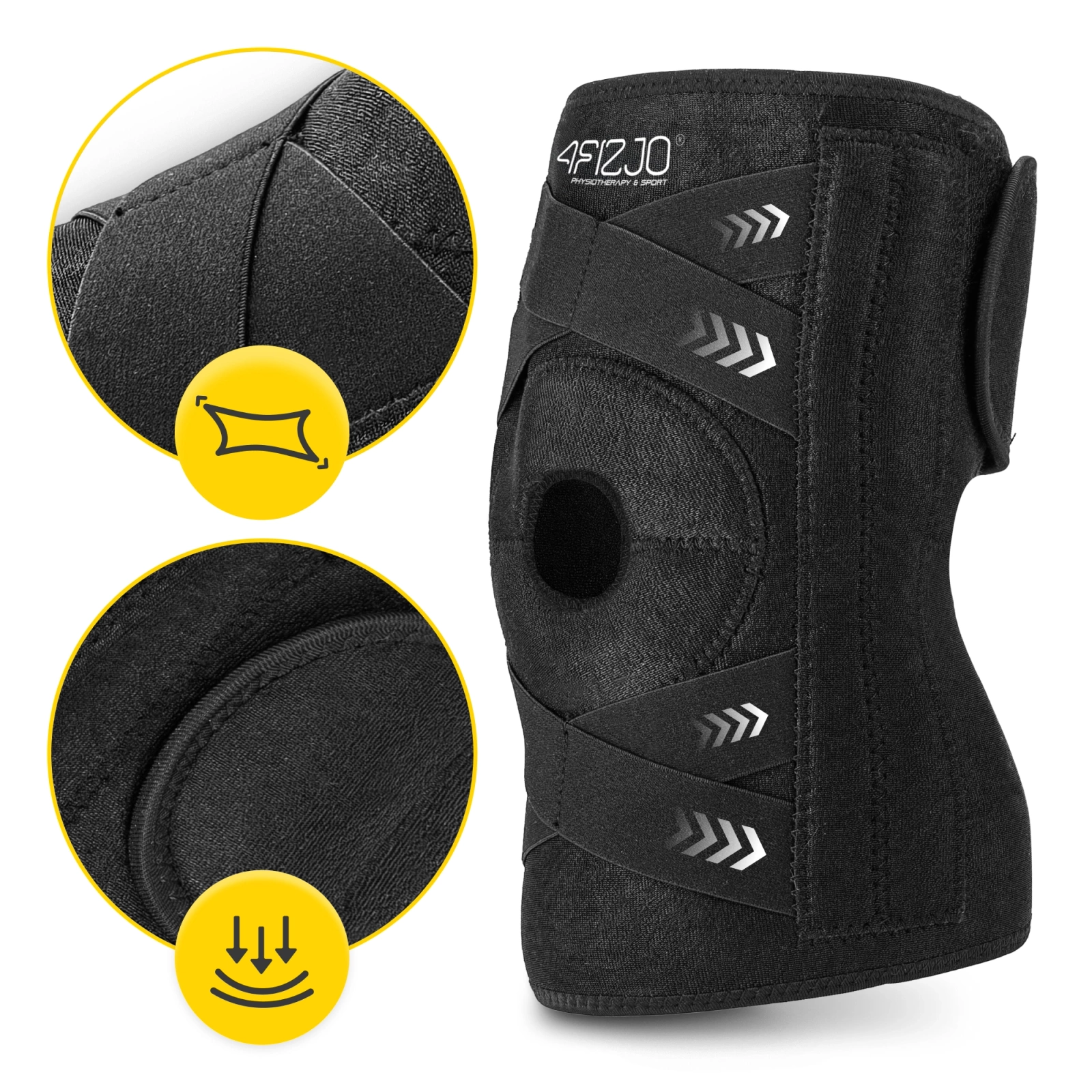 Apărătoare de genunchi cu stabilizare a rotulei