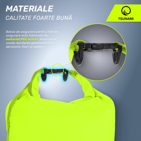 Geamandură de înot, gonflabilă + buzunar uscat 2 în 1 TSUNAMI