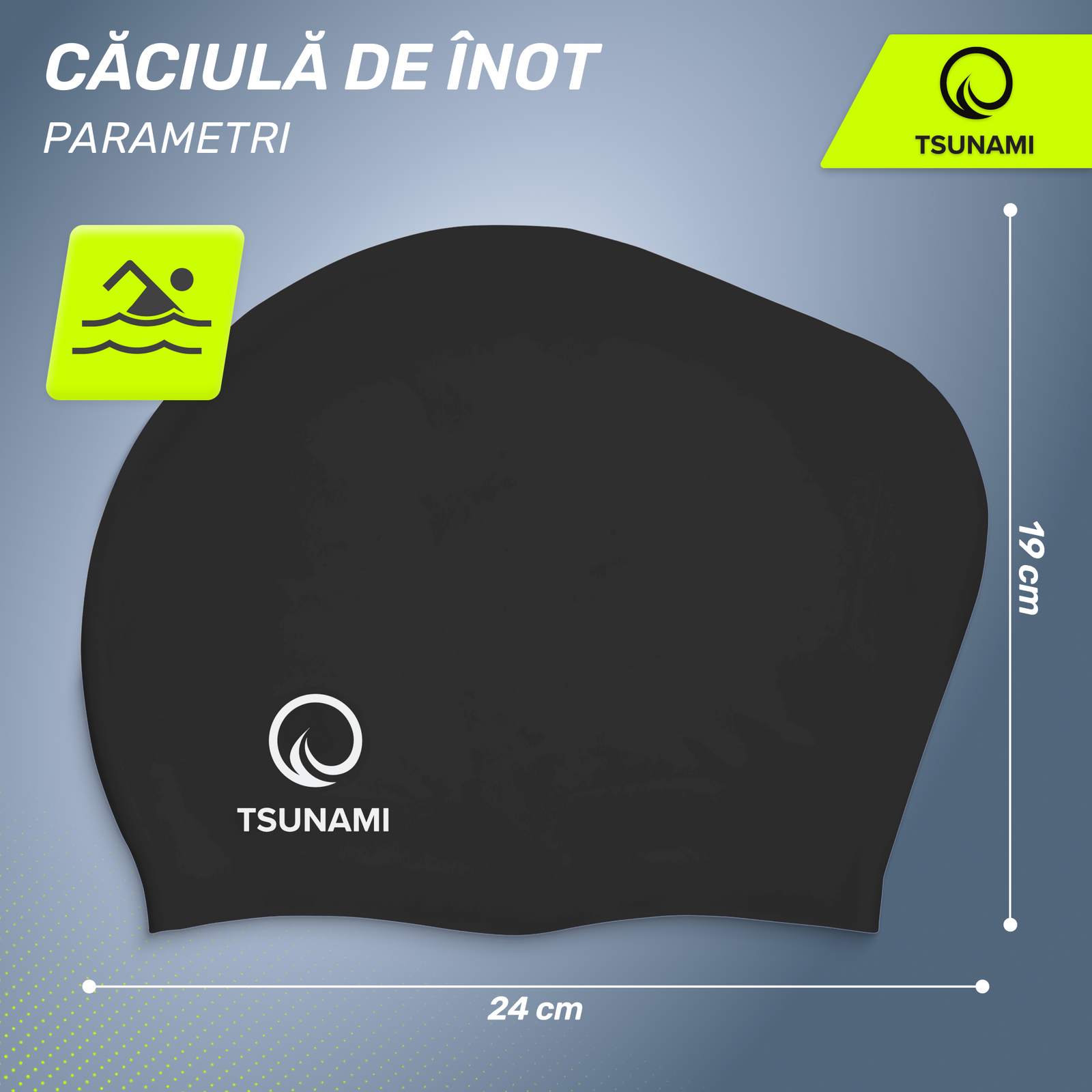 Căciulă de înot unisex pentru piscină