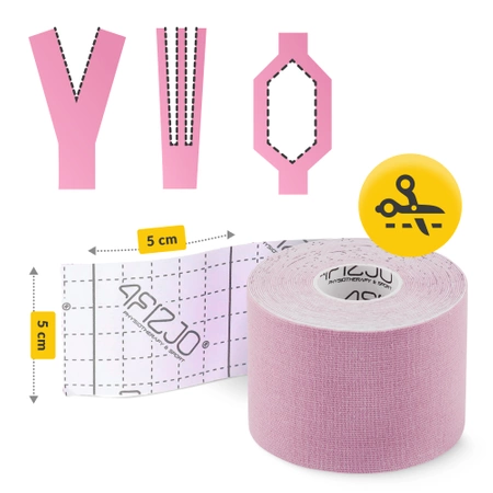 Bandă kinesiologică, Kinesio Tape, 5 cm x 5 m