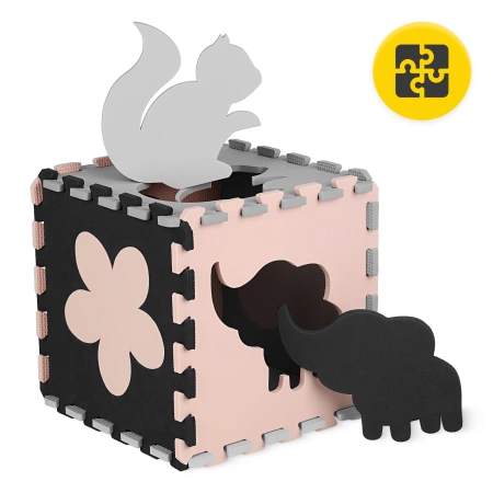 Set de puzzle din spumă 150x150 - „Animale”
