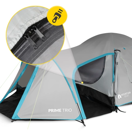 Cort turistic PRIME TRIO MOUNTAIN GOAT gri