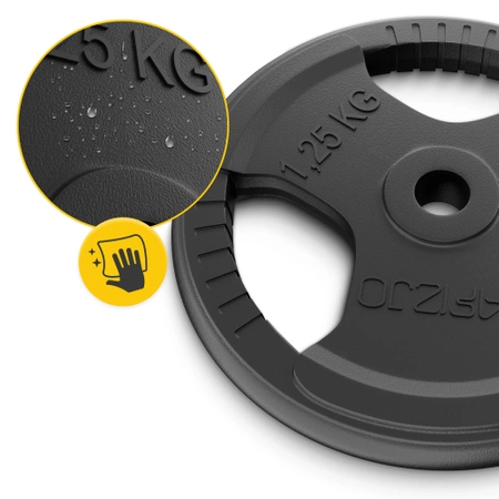 Greutate din fontă 2 x 1,25 kg