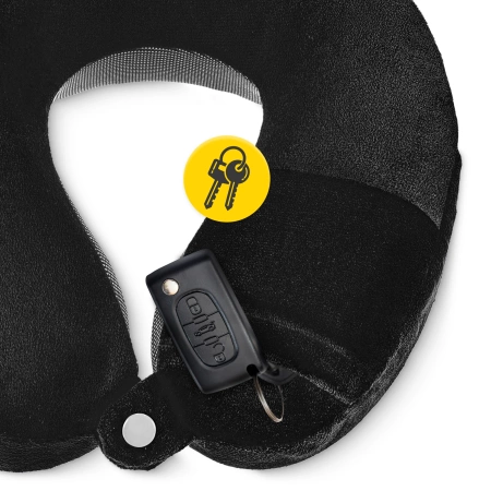 Pernă de calatorie pentru gât, din spumă, cu memorie