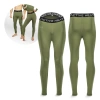 Pantaloni termici unisex - verde, mărimea XXL