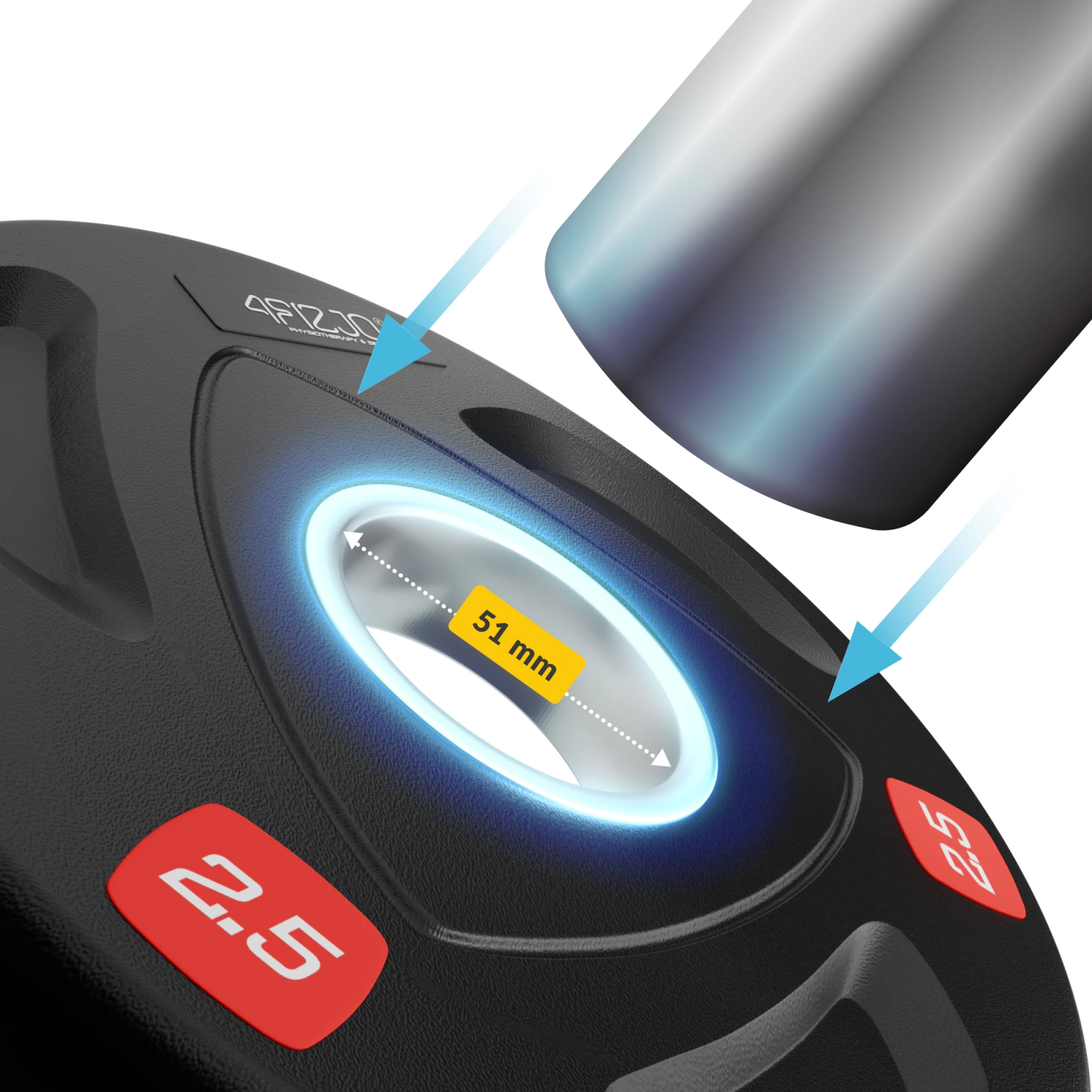 Greutăți Olimpice 2 x 2,5 kg