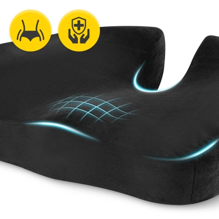 Perna ortopedică PRO pentru scaun negru