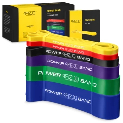 Set de 6 elastice de rezistență POWER BAND