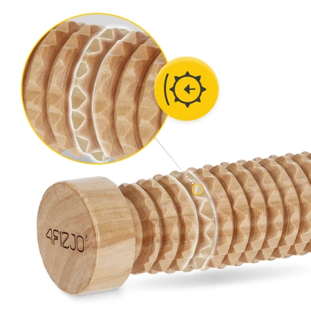Rolă de masaj din lemn