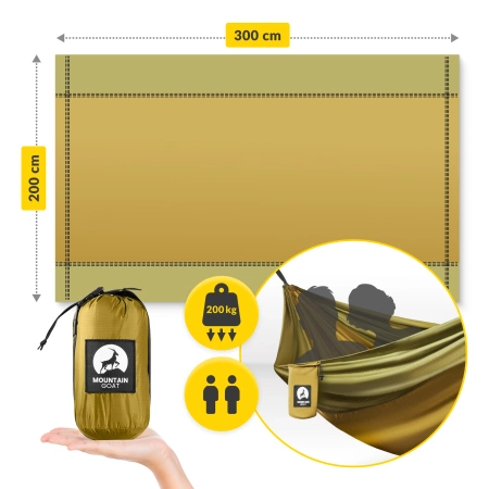 Hamac de călătorie pentru două persoane