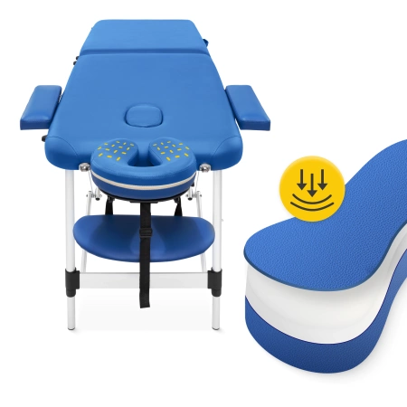 Masă de masaj din aluminiu, 60 cm