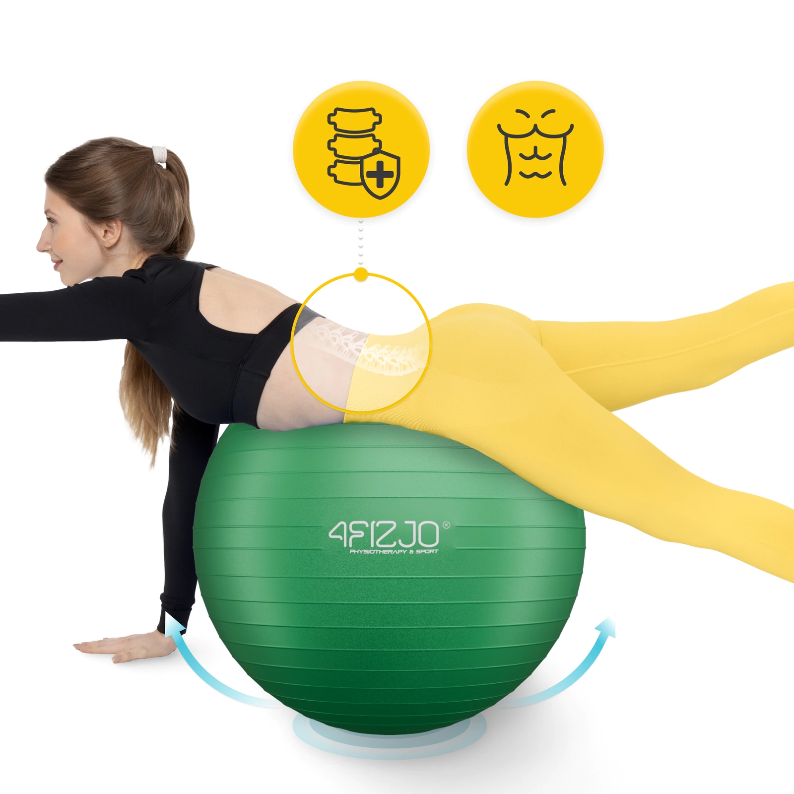 Minge de gimnastică gonflabilă 75 cm