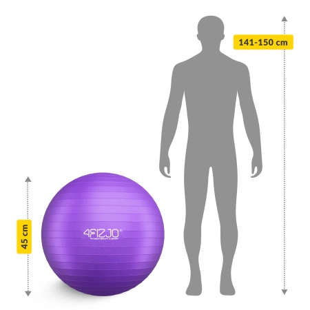 Minge gonflabilă de gimnastică pentru fitness 55 cm