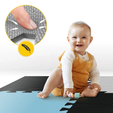 Set de 9 covorașe puzzle - „Cer albastru”