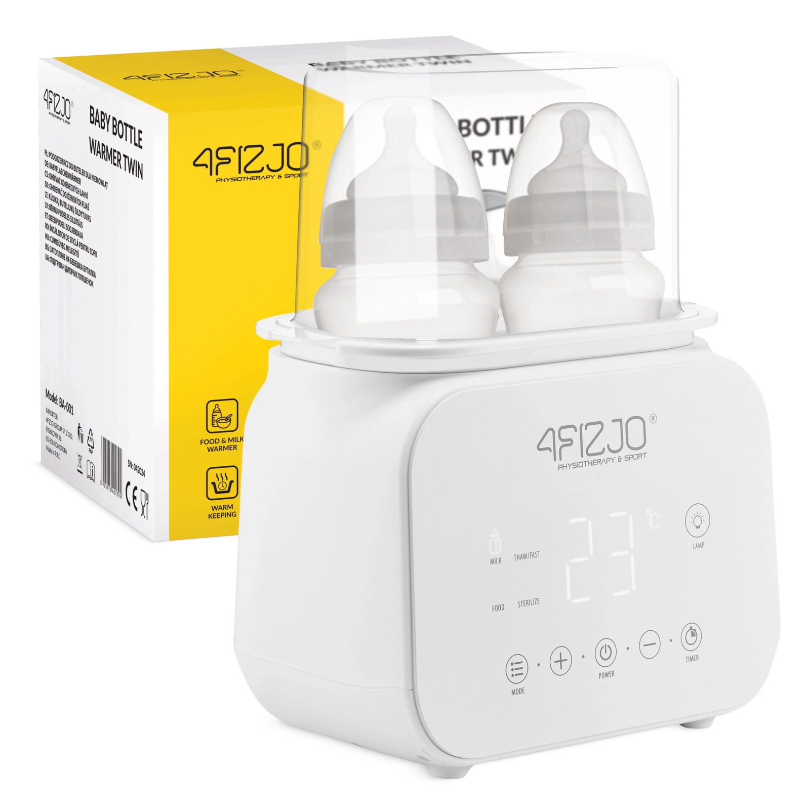 Încălzitor și sterilizator pentru sticle TWIN