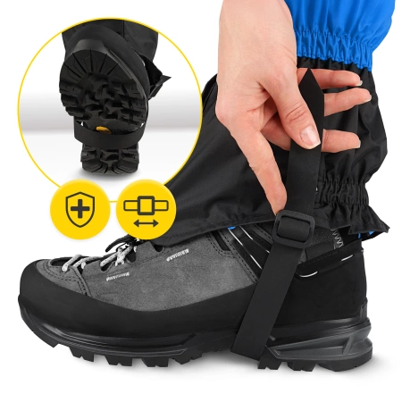 Ghetre impermeabile pentru încălțăminte universală albastre