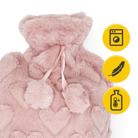 Pernă cu apă caldă cu husă, 2 L