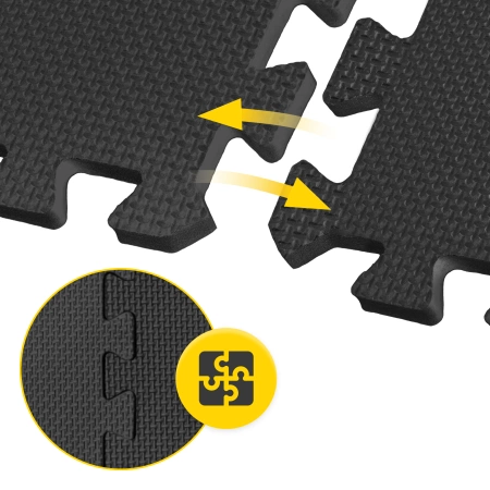 PUZZLE protecție din spumă pentru podea 30 x 30 cm 24 buc.