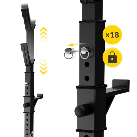 Suportur reglabil pentru bara de tracțiuni