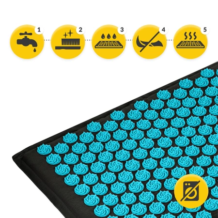 Covoraș de presopunctură ECO cu coji de hrișcă și nucă de cocos