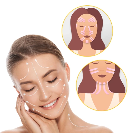 Bandă kinesiologică, Kinesio Tape, 1 cm x 5 m