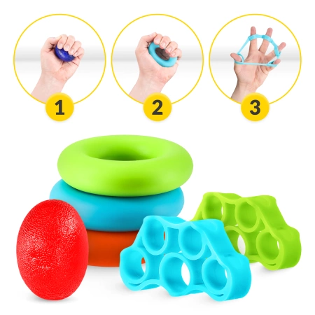 Set 9 benzi exerciții de mână/încheietură