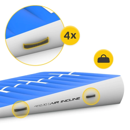 Pistă acrobatică AIR MAT PRO 2 x 2 x 0,4 m + pompă