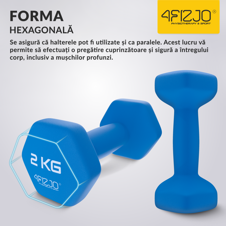 Haltere clasice 2 x 2 kg